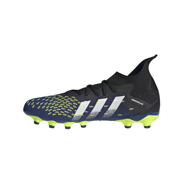 Adidas Predator Freak .3 FG - Mens Football Boots - Core Black/White/Solar Yellow