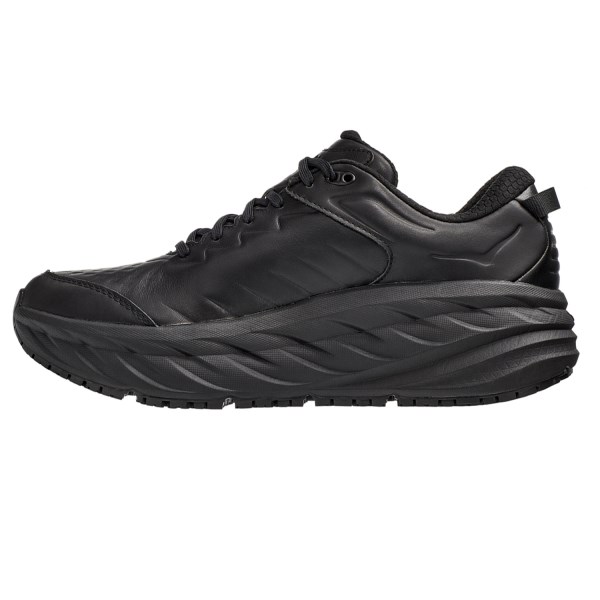 Hoka Bondi SR - Mens Work Shoes - Triple Black | Sportitude