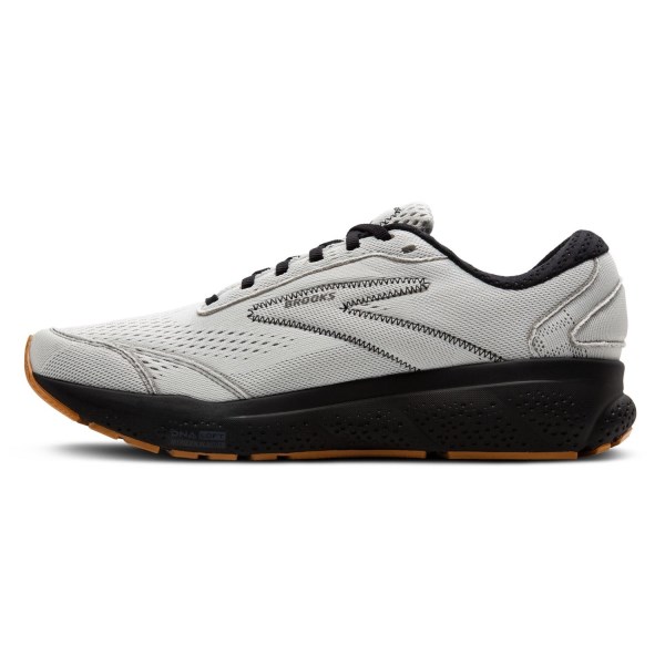 Brooks Ghost 16 - Mens Running Shoes - Oyster/Alloy/Black