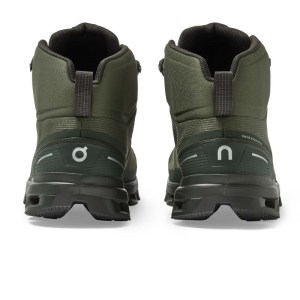 On Cloudrock Waterproof - Mens Hiking Shoes - Jungle/Fir