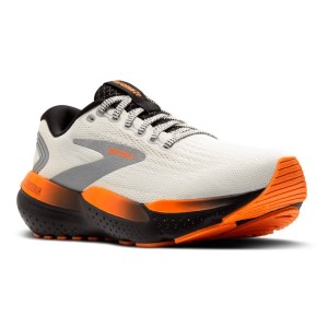 Brooks Glycerin 21 - Mens Running Shoes - Ecru/Orange/Black