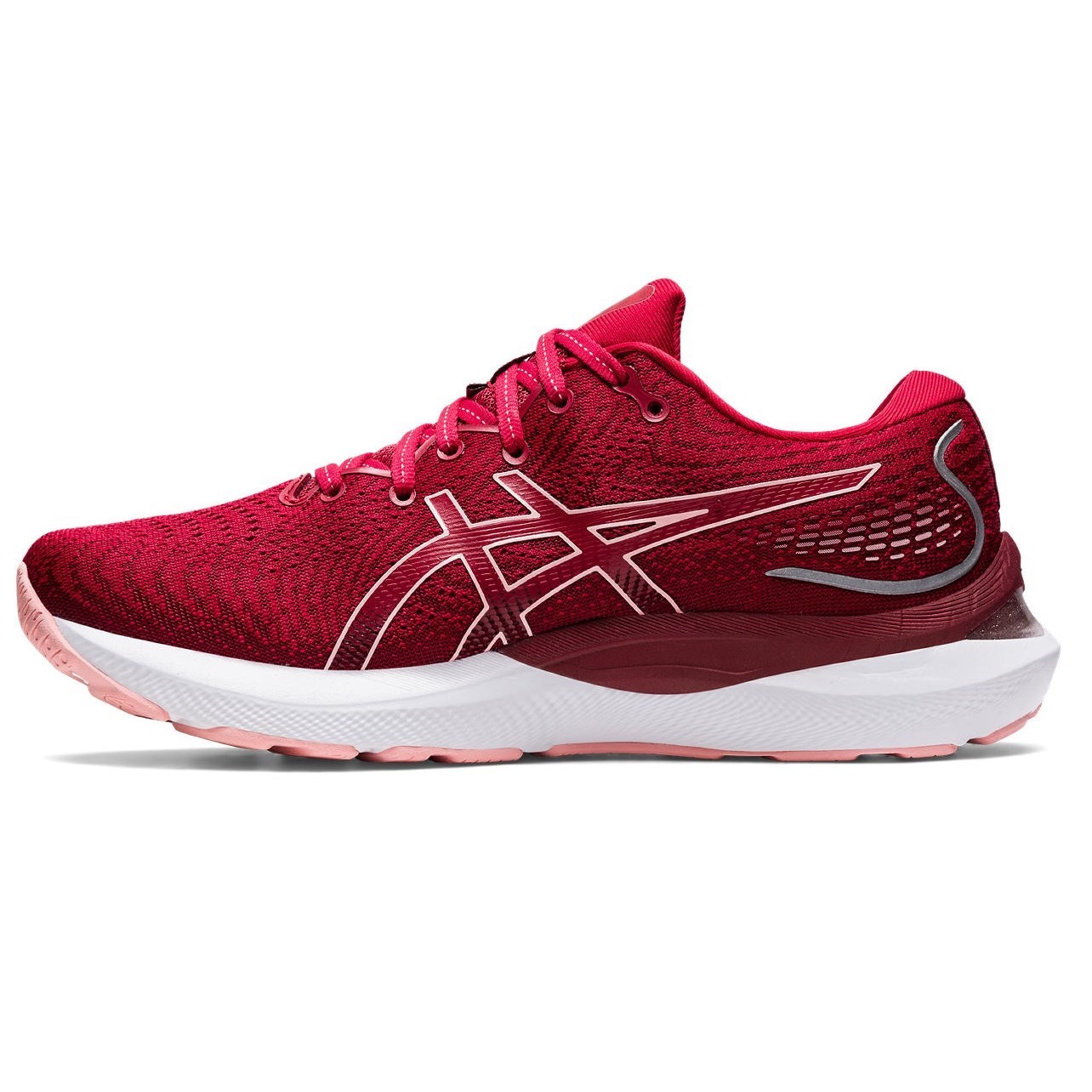 Asics Gel Cumulus 24 - Womens Running Shoes - Cranberry/Frosted Rose ...
