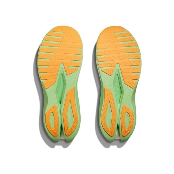 Hoka Mach X - Mens Running Shoes - Ocean Mist/Lime Glow | Sportitude