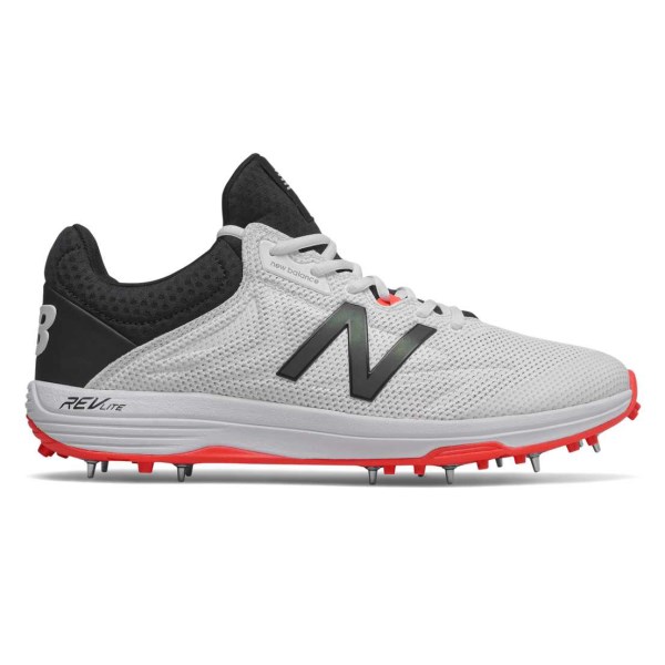 New Balance 10v4 - Mens Cricket Shoes - White/Black/Red