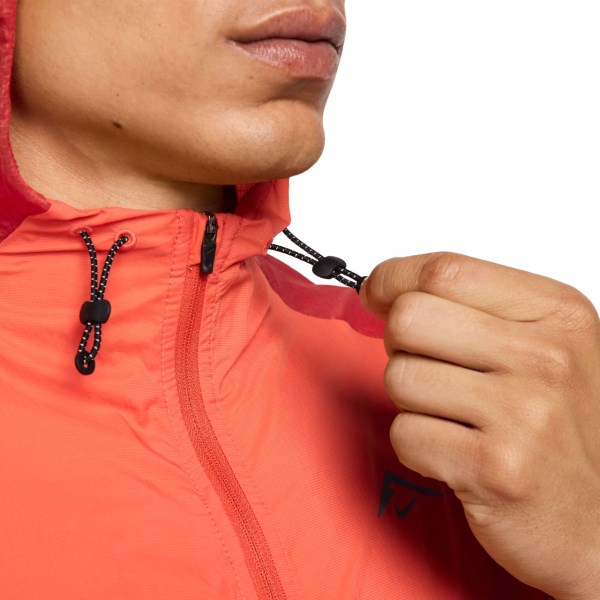 Nike Trail Aireez Mens Running Jacket - Vintage Coral/Dragon Red/Black