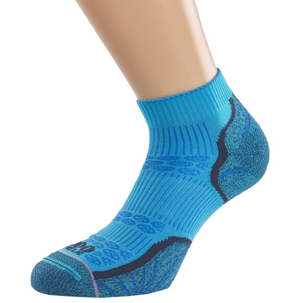 1000 Mile Breeze Lite Anklet Womens Sports Socks - Double Layer, Anti Blister - Marine Blue