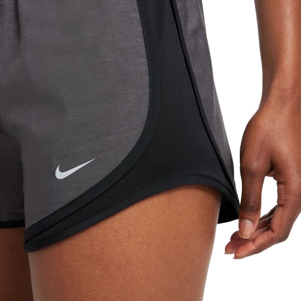 Nike Tempo Brief Lined Womens Running Shorts - Black Heather/Wolf Grey