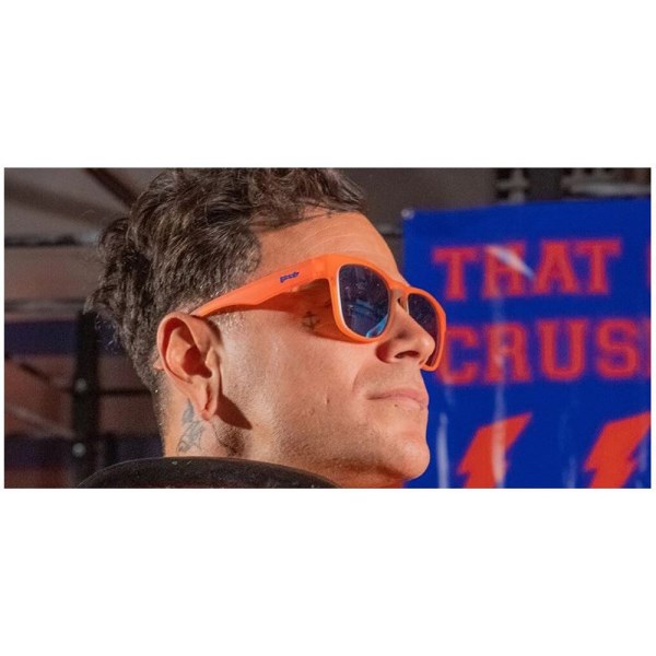 Goodr BFG Polarised Sports Sunglasses - That Orange Crush Rush