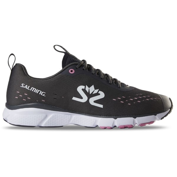 Salming EnRoute 3 - Womens Running Shoes - Forged Iron/White/Very Berry