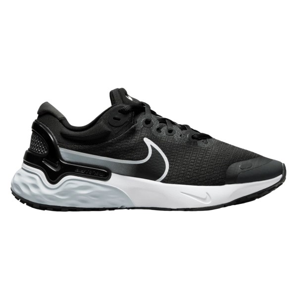Nike Renew Run 3 - Womens Running Shoes - Black/White/Pure Platinum/Dark Smoke Grey