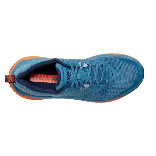 Hoka Challenger ATR 6 - Mens Trail Running Shoes - Provincial Blue/Carrot
