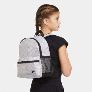 Nike Brasilia JDI Kids Printed Mini Backpack Bag - Black/White