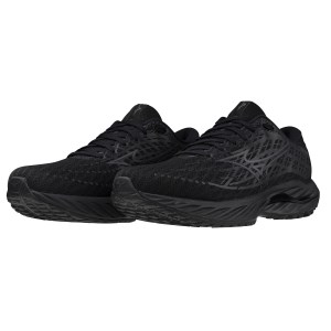 Mizuno Wave Inspire 20 - Womens Running Shoes - Black/Ultimate Grey/Black