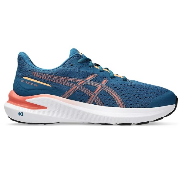 Asics GT-1000 13 GS - Kids Running Shoes - Rich Navy/Desert Red