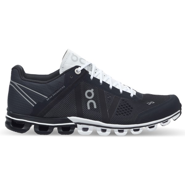 On Cloudflow Classic - Womens Running Shoes - Black/White