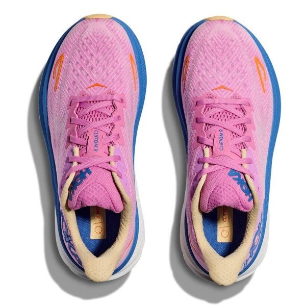 Hoka Clifton 9 - Womens Running Shoes - Cyclamen/Sweet Lilac