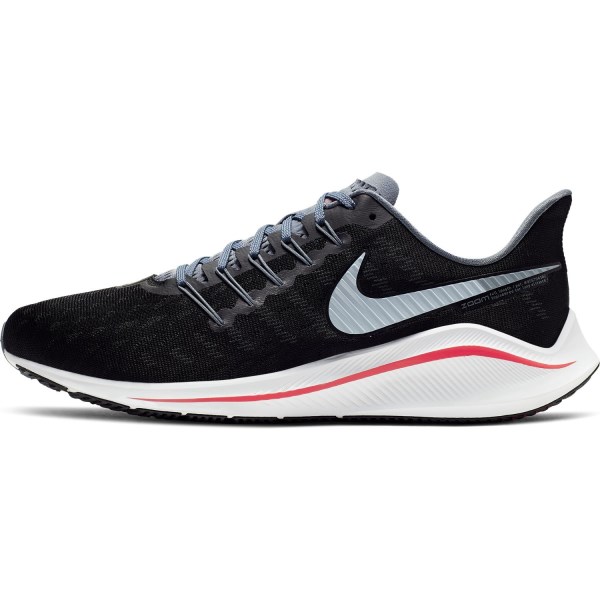 Nike Air Zoom Vomero 14 - Mens Running Shoes - Black/Bright Crimson