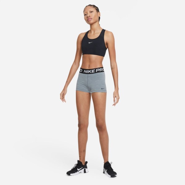 Nike Pro 3 Inch Womens Training Short - Smoke Grey/Heather/Black