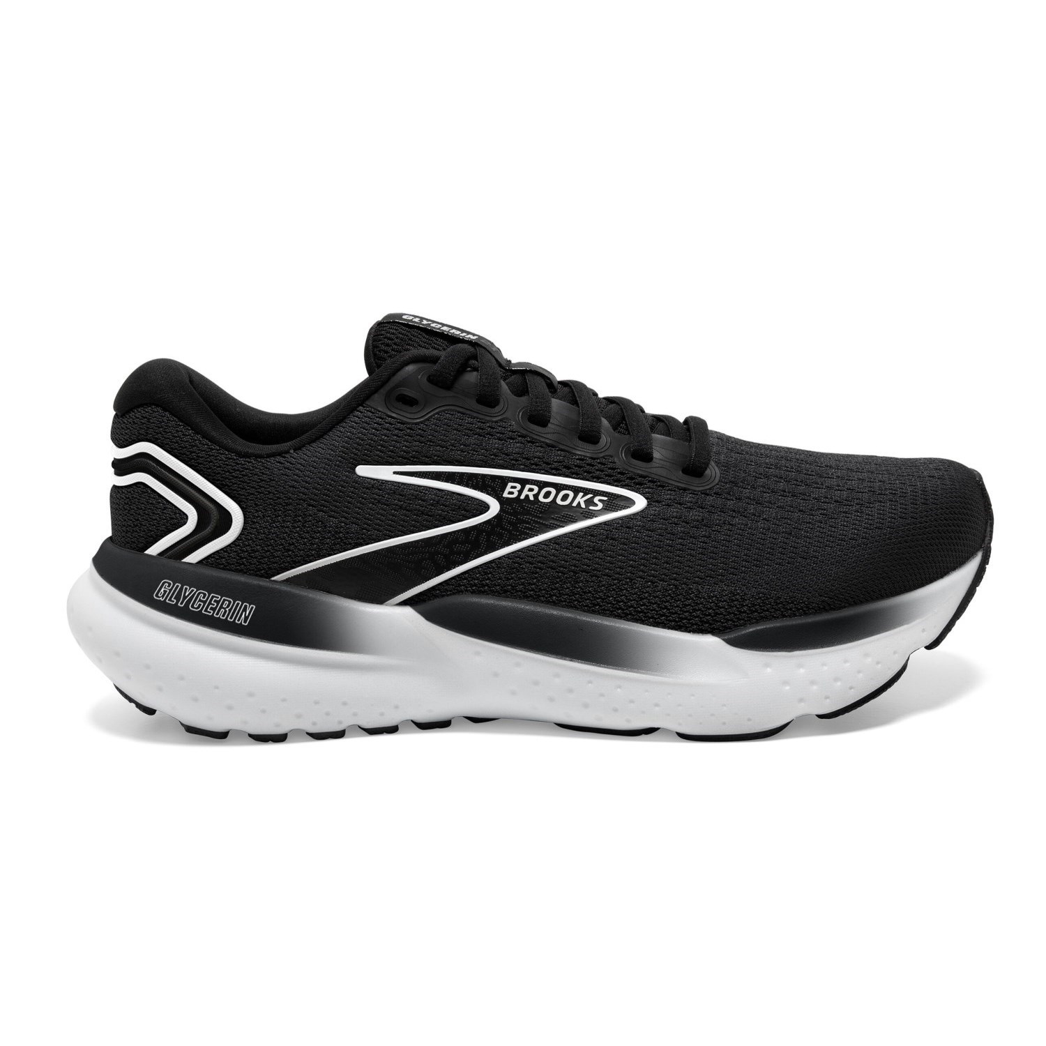 Brooks Glycerin 21 - Womens Running Shoes - Black/White | Sportitude