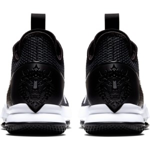 Nike LeBron Witness IV - Mens Basketball Shoes - Black/White/Iron Grey