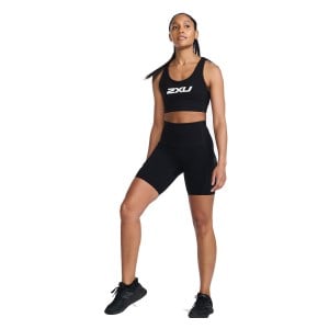 2XU Form Stash Hi-Rise Womens Compression Bike Shorts - Double Black
