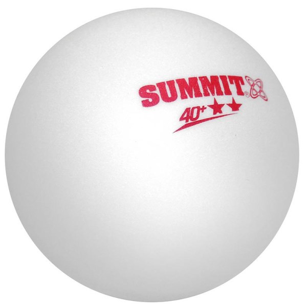 Summit 2 Star 40+ Table Tennis Balls - White
