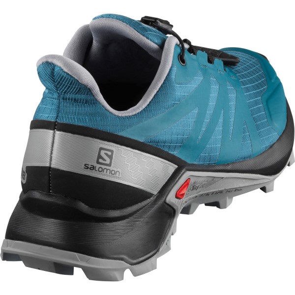 Salomon Supercross - Womens Trail Running Shoes - Mallard Blue/Black/Monument