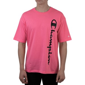 Champion EU Legacy Fluro Mens T-Shirt - Fluro Pink