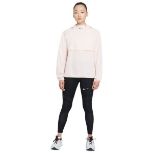 Nike Run Division Packable Pullover Womens Running Jacket - Pale Coral