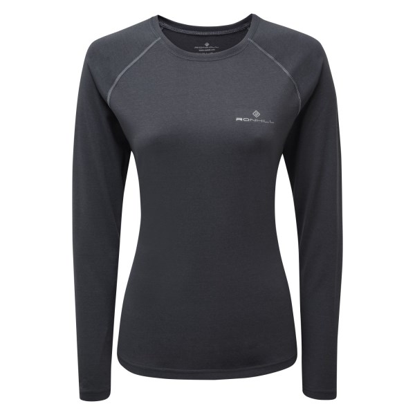 Ronhill Core Womens Long Sleeve Running T-Shirt - Charcoal Marl