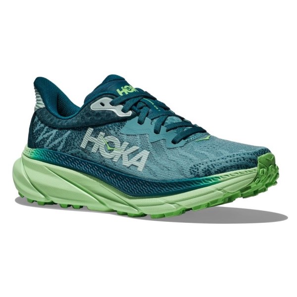 Hoka Challenger ATR 7 - Womens Trail Running Shoes - Ocean Mist/Lime ...