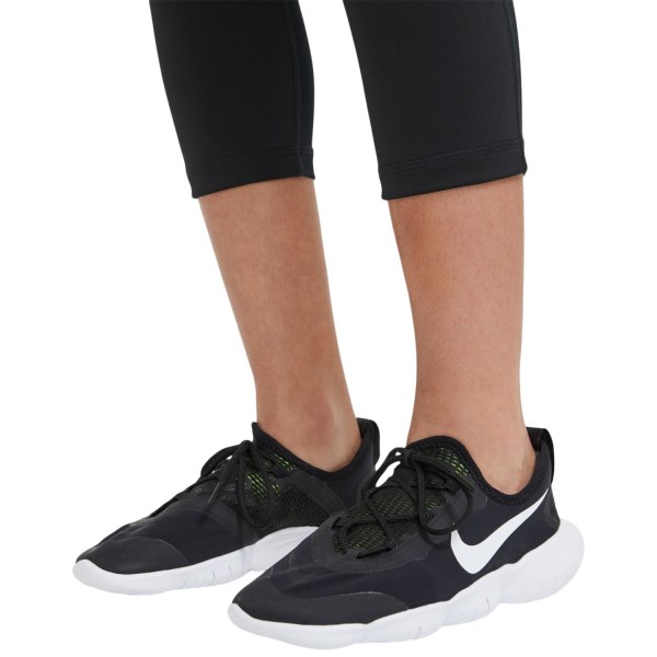 Nike Pro Kids Girls Training Capri Tights - Black/White
