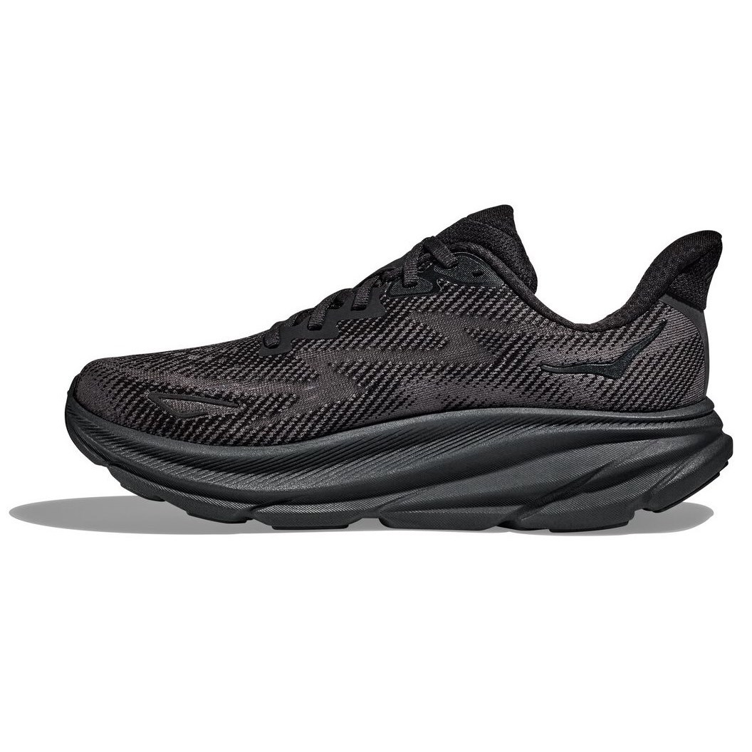 Hoka Clifton 9 - Mens Running Shoes - Black/Black | Sportitude Running