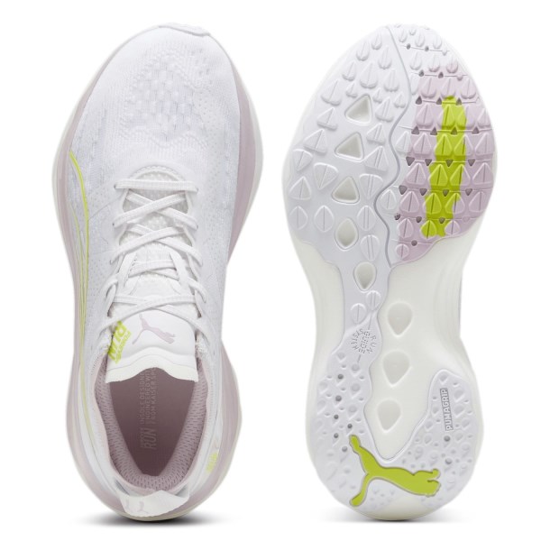 Puma ForeverRun Nitro - Womens Running Shoes - White/Grape Mist/Silver Mist