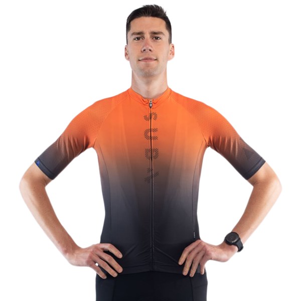 Sub4 Mens Cycling Jersey - Orange Fade