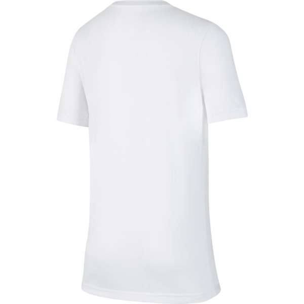 Nike Dri-Fit Kids Boys Training T-Shirt - White/Green