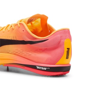 Puma evoSpeed Nitro Elite 2 LD - Unisex Track and Field Shoes - Sun Stream/Sunset Glow/Black