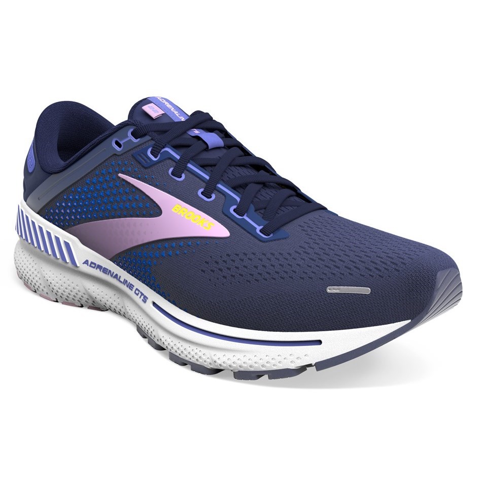 Brooks Adrenaline GTS 22 - Womens Running Shoes - Peacoat/Blue Iris ...