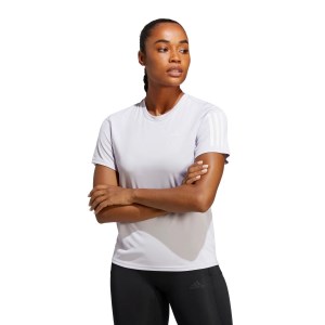 Adidas Own The Run Womens Running T-Shirt - Silver Dawn