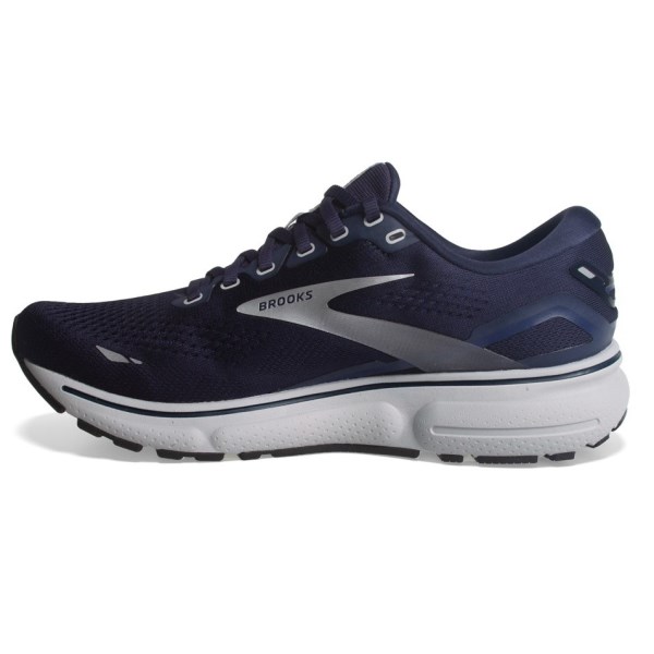 Brooks Ghost 15 - Mens Running Shoes - Peacoat/Silver/White