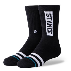 Stance OG Staple Kids Crew Socks - Black