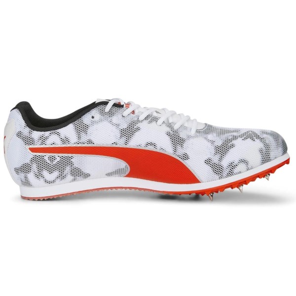 Puma evoSpeed Star 8 - Unisex Track and Field Shoes - Black/White/Red