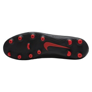 Nike Tiempo Legend 8 Club FG/MG - Mens Football Boots - Black/Smoke Grey/Chile Red