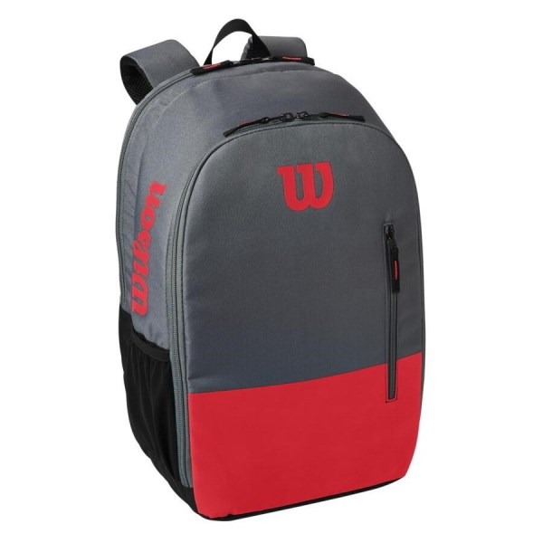 Wilson Team Tennis Backpack Bag - Red/Grey