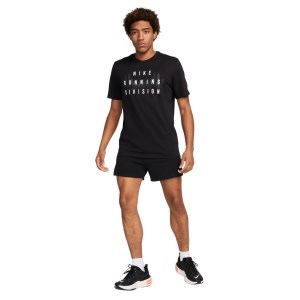 Nike Dri-Fit Run Division Mens Running T-Shirt - Black