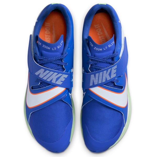 Nike Air Zoom LJ Elite - Unisex Jumping Spikes - Racer Blue/White/Safety Orange