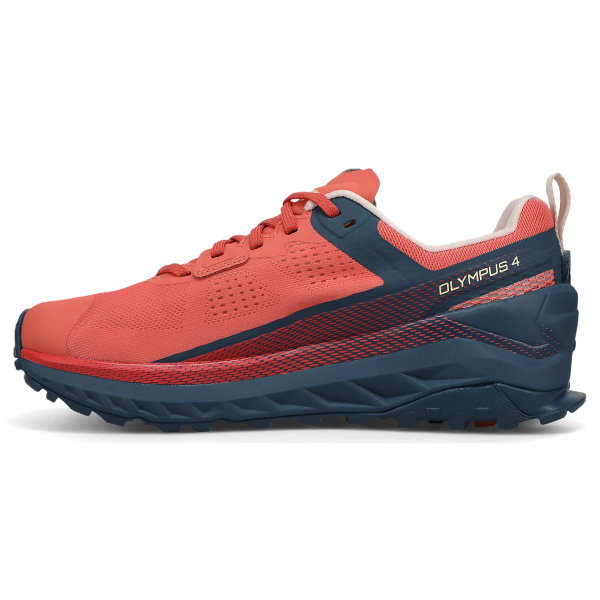 Altra Olympus 4 - Womens Trail Running Shoes - Navy/Coral