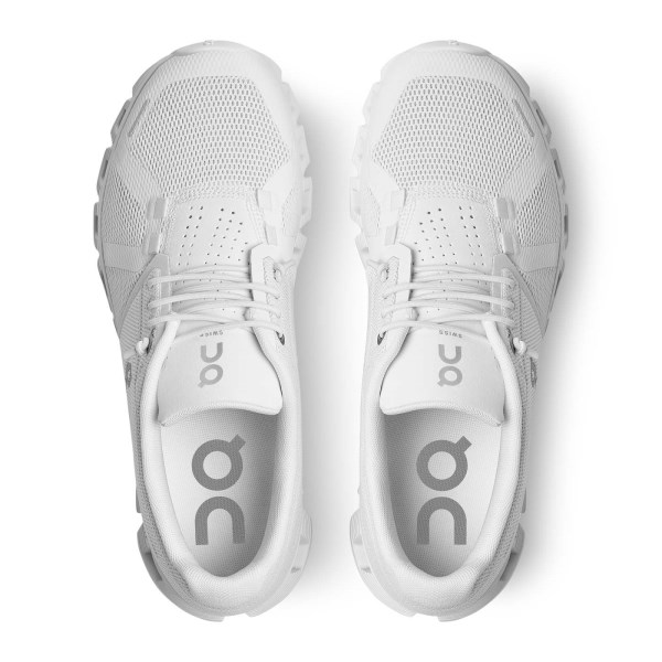 On Cloud 5 - Womens Running Shoes - All White