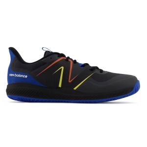 New Balance 796v3 - Mens Tennis Shoes - Black/Serene Blue/Vibrant Orange