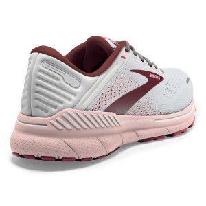Brooks Adrenaline GTS 22 - Womens Running Shoes - Grey/Rose/Pink